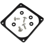 AFG120B AcoustiFan Soft Silicone Anti-Vibration Fan Gasket for 120mm Case Fans (Black)