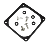AFG120B AcoustiFan Soft Silicone Anti-Vibration Fan Gasket for 120mm Case Fans (Black)