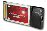 Realtek 10/100Mbps cardbus adapter