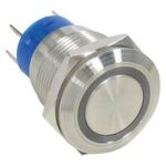AV1910R312Q04 Alcoswitch Pushbutton Switch 3A 250VAC SPST