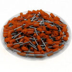 AW05006 Single Insulated Wire Ferrule Orange 22AWG ROHS