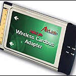 Wireless 802.11b Cardbus adapter