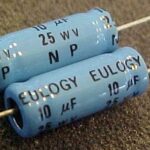 Eulogy AX106M025 Aluminum Electrolytic Capacitor 10uF 25V 20% Axial