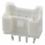 B04B-PASK(LF)(SN) JST Header Connector 4 Positions 0.079" (2.00mm) Through Hole Tin