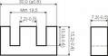 AVX / Thomson EE-30 Ferrite Core B50GER30X15X7 782E272-3C81