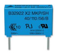 B32924C3335M000 TDK/EPCOS Metallized PP Capacitor 3.3uF 630V Radial
