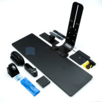 BB103-104 Ergomart Keyboard Tray Mount - Black