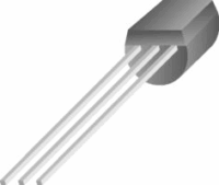 National Semiconductor BC338 Transistor GP BJT NPN 25V 0.8A 3-Pin TO-92