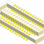 Amtek BTB04M-XX-U Board to Board 0.4mm Male Type H=0.675mm