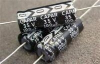 CAE100M35V Capacitor 100MFD 35V Axial - Image 2