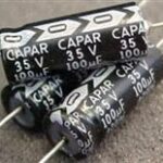 CAE100M35V Capacitor 100MFD 35V Axial