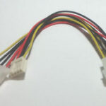 CB-POWER-531-Y Cable 8inch 4Pin Molex (M) to 4Pin Molex (F) & Floppy 4Pin (F)