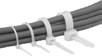 Cable Ties - Nylon: Cable Tie - Neutral - 4" X .10 " Bag of 100 pcs - Image 2
