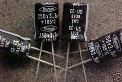 Marcon CE-US2E335M Aluminum Electrolytic Capacitor 3.3uF 250V 20% Radial Trusted Distributor CE-US2E335M Electronic Components