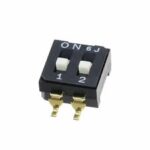 CFS-0202TB Copal Dip Switch SPST 2 Position 100mA 6VDC SMD
