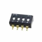 CFS-0400TB Nidec Copal Dip Slide Switch 4 Position 6V 100mA SPST SMD