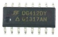 DG412DY-T1-E3 Siliconix Analog Switch ICs Quad 22/25V 16-SOIC