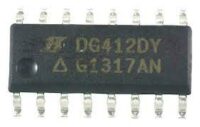 DG412DY-E3 Siliconix Analog Switch Quad SPST 16-Pin SOIC