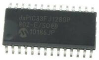 DSPIC33FJ128GP802T-I/MM Microchip MCU 16-bit dsPIC RISC 128KB Flash 3.3V 28-QFN