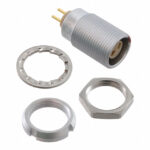 ECG.0B.302.CLN Lemo Push-Pull Connector Receptacle, Female Sockets 2 Position Solder