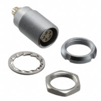 ECG.0B.305.CLL Lemo Push-Pull Connector Receptacle, Female Sockets 5 Position Solder Cup