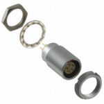 ECG.0B.305.CLN Lemo Push-Pull Connector Receptacle, Female Sockets 5 Position Solder