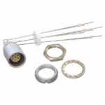 ECG.0B.307.CLV Lemo Push-Pull Connector Receptacle, Female Sockets 7 Position Solder