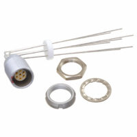 ECG.0B.307.CLV Lemo Push-Pull Connector Receptacle, Female Sockets 7 Position Solder