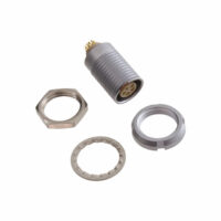 ECG.1B.305.CLL Lemo Push-Pull Connector Receptacle, Female Sockets 5 Position Solder Cup