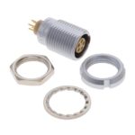ECG.1B.305.CLN Lemo Push-Pull Connector Receptacle, Female Sockets 5 Position Solder