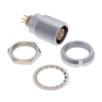 ECG.1B.305.CLN Lemo Push-Pull Connector Receptacle, Female Sockets 5 Position Solder