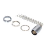 ECG.1B.308.CLV Lemo Push-Pull Connector Receptacle, Female Sockets 8 Position Solder