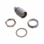 ECG.1B.310.CLN Lemo Push-Pull Connector Receptacle, Female Sockets 10 Position Solder