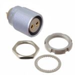 ECG.2B.302.CLL Lemo Push-Pull Connector Receptacle, Female Sockets 2 Position Solder Cup