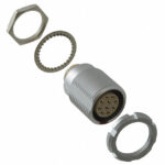 ECG.2B.310.CLL Lemo Push-Pull Connector Receptacle, Female Sockets 10 Position Solder Cup