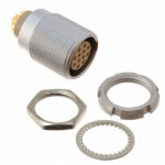 ECG.2B.312.CLL Lemo Push-Pull Connector Receptacle, Female Sockets 12 Position Solder Cup