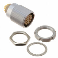 ECG.2B.312.CLL Lemo Push-Pull Connector Receptacle, Female Sockets 12 Position Solder Cup