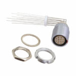 ECG.2B.312.CLV Lemo Push-Pull Connector Receptacle, Female Sockets 12 Position Solder