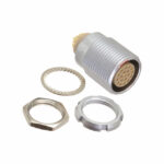 ECG.2B.319.CLL Lemo Push-Pull Connector Receptacle, Female Sockets 19 Position Solder Cup