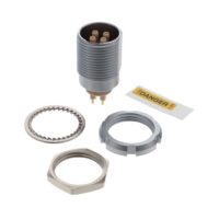 ECJ.2B.434.CJL Lemo Push-Pull Connector Receptacle, Female Sockets 4 Position Solder Cup