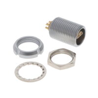 ECP.1S.304.CLL Lemo Push-Pull Connector Receptacle, Female Sockets and Male Pins 4 Position Solder Cup