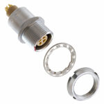 EEG.0B.304.CLL Lemo Push-Pull Connector Receptacle, Female Sockets 4 Position Solder Cup