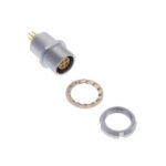 EEG.0B.304.CLN Lemo Push-Pull Connector Receptacle, Female Sockets 4 Position Solder
