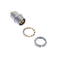 EEG.0B.304.CLN Lemo Push-Pull Connector Receptacle, Female Sockets 4 Position Solder