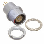 EEG.0B.305.CLN Lemo Push-Pull Connector Receptacle, Female Sockets 5 Position Solder