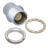 EEG.0B.306.CLL Lemo Push-Pull Connector Receptacle, Female Sockets 6 Position Solder Cup