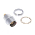 EEG.0B.309.CLL Lemo Push-Pull Connector Receptacle, Female Sockets 9 Position Solder Cup