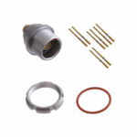 EEG.1K.308.CYM Lemo Push-Pull Connector Receptacle, Female Sockets 8 Position Crimp