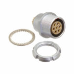 EEG.2B.307.CLL Lemo Push-Pull Connector Receptacle, Female Sockets 7 Position Solder Cup