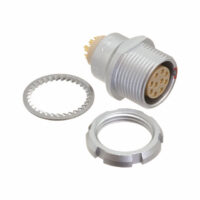 EEG.2B.310.CLL Lemo Push-Pull Connector Receptacle, Female Sockets 10 Position Solder Cup